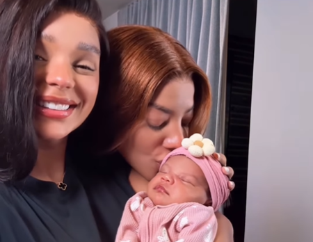 Ludmilla, Brunna Gonçalves e a filha, Zuri
