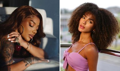 Ludmilla posa de topless e Brunna brinca sobre resguardo: "Acaba logo"