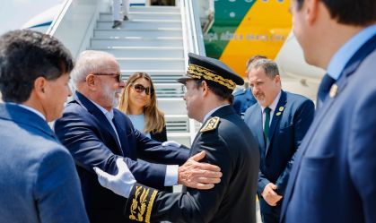 Lula desembarca em Nice, na França, para evento climático da ONU