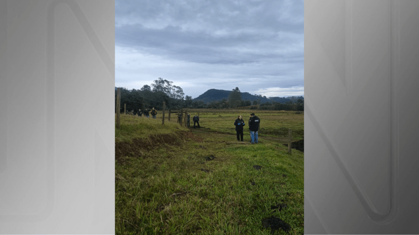Local onde o maçarico foi encontrado • Divulgação