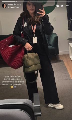 Maisa deu início às despedidas das gravações da trama • Instagram/Maisa