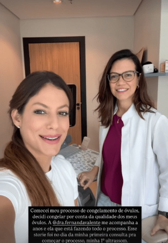 Mari Gonzalez inicia congelamento de óvulos • Reprodução/Instagram