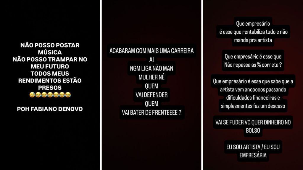 MC Danny critica produtora de funk e empresário