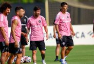 Messi treina com o Inter Miami antes de duelo contra o Palmeiras