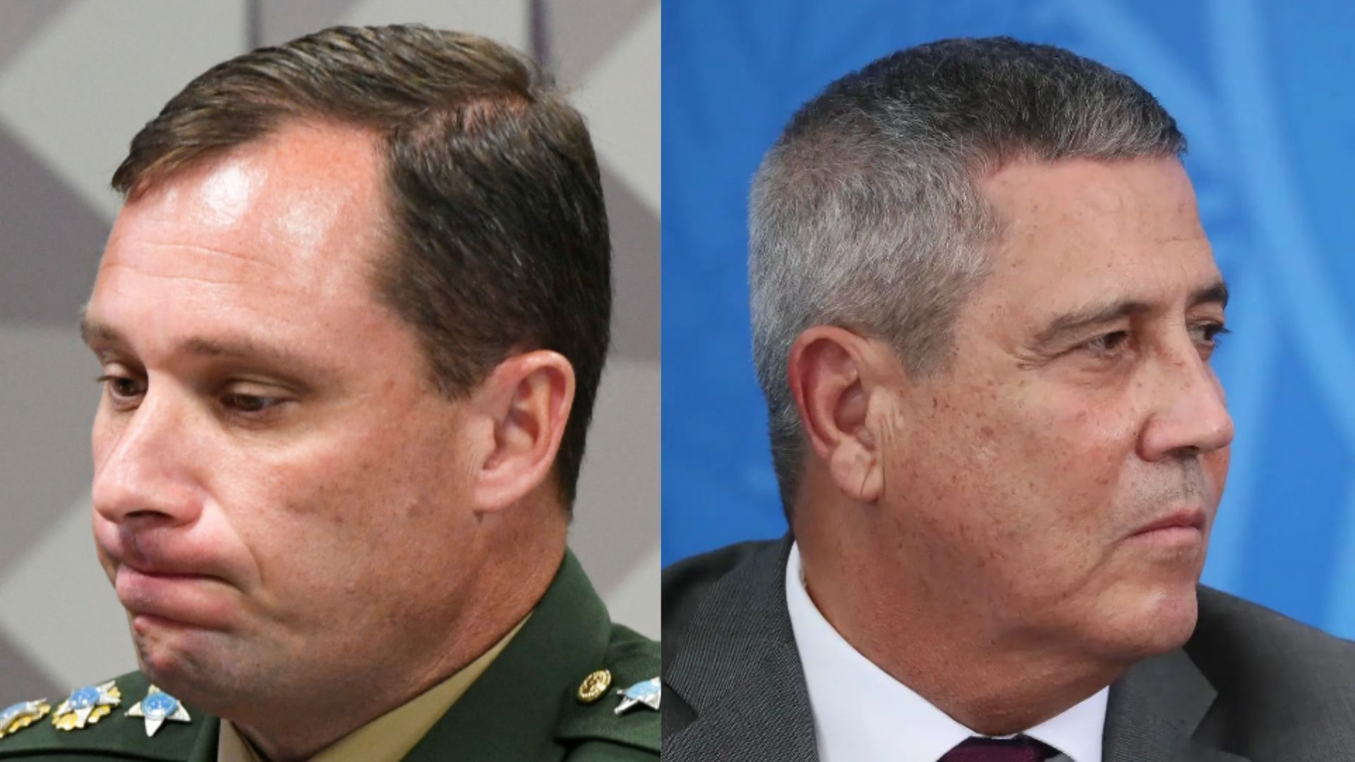 Mauro Cid e Walter Braga Netto