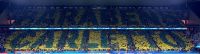 Ancelotti recebe mosaico de aniversário em jogo da Seleção; veja fotos