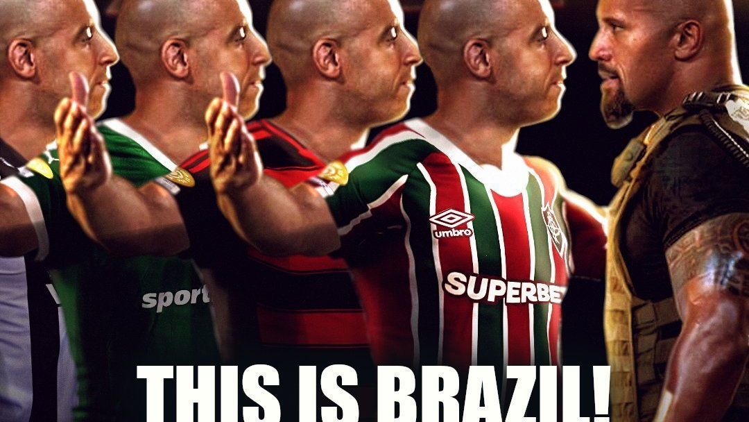Meme sobre os brasileiros no Mundial de Clubes
