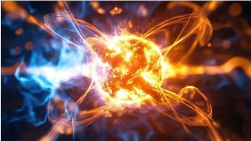 Ilustração de energia nuclear