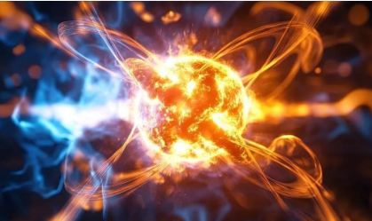 Ilustração de energia nuclear