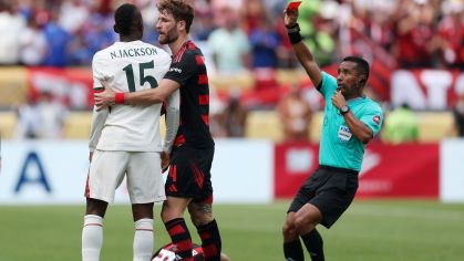 Nicolas Jackson foi expulso contra o Flamengo