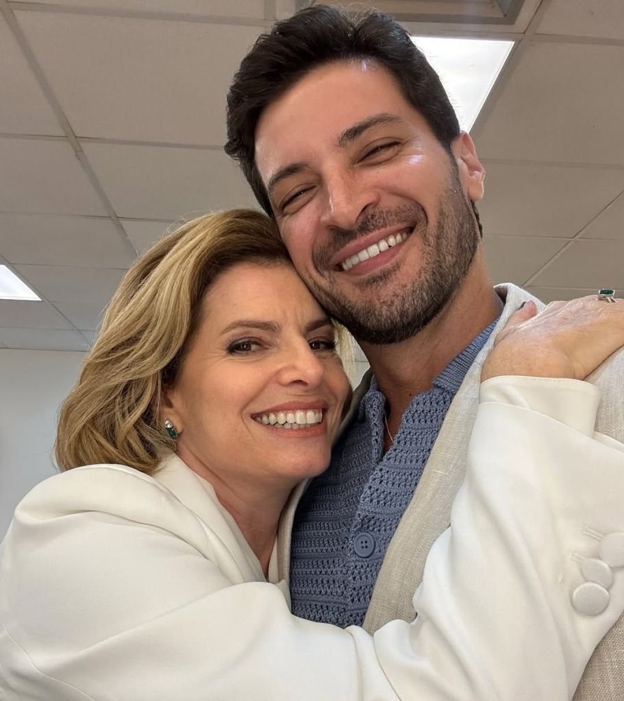Odete Roitman (Debora Bloch) e Walter (Leandro Lima) em "Vale Tudo"