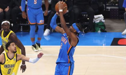 Shai brilha, Thunder domina os Pacers e empata final da NBA