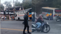 Homem furta ônibus e invade salão de festas após briga com a esposa em SP
