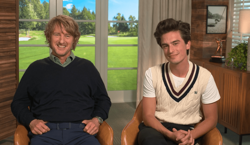 Owen Wilson e Peter Dager, protagonistas da Série Stick, em entrevista para a CNN Brasil