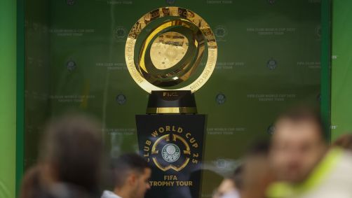 Troféu do Mundial de Clubes no Allianz Parque