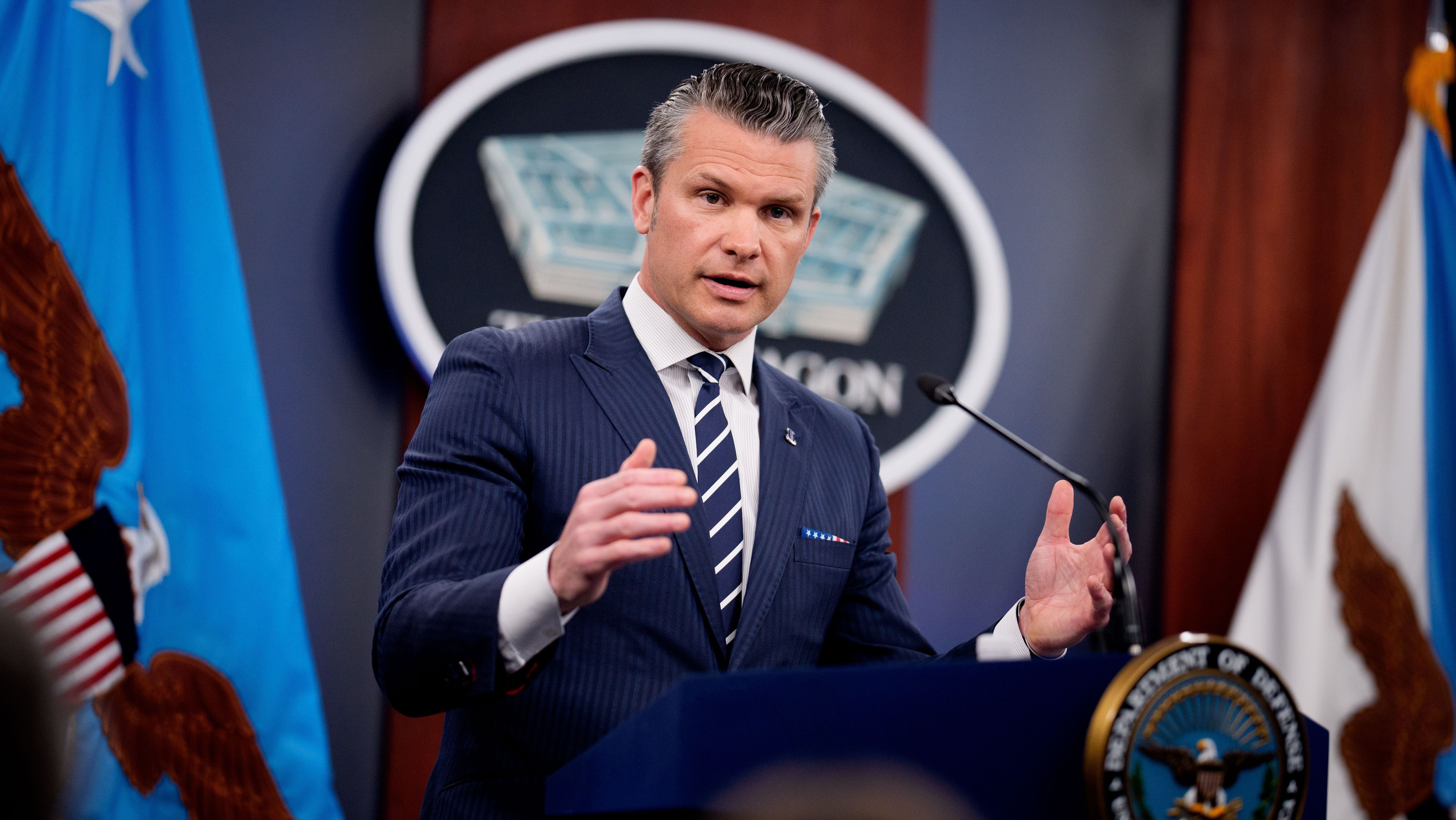 Secretário de Defesa dos EUA, Pete Hegseth