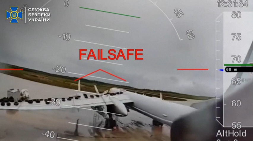 Drone ucraniano se aproxima de avião na Rússia • Serviço de Segurança da Ucrânia (SBU)