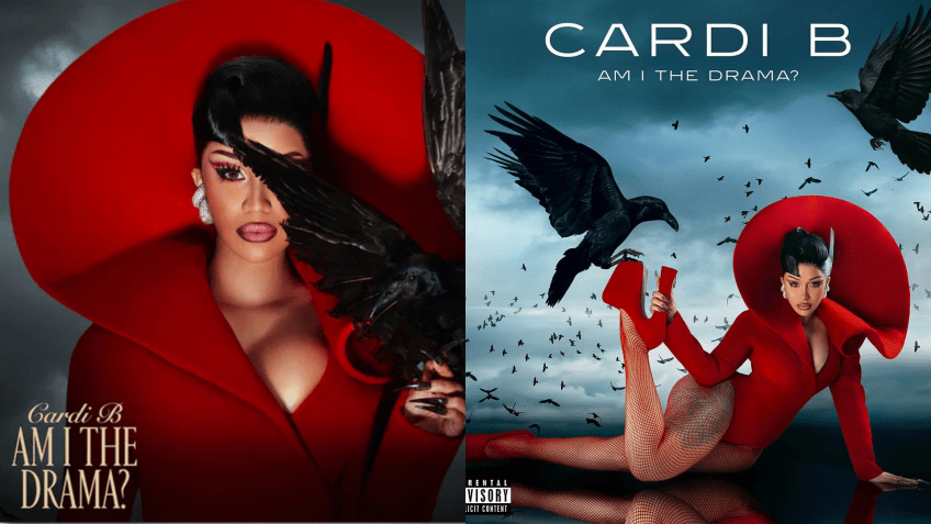 Cardi B disponibilizou o álbum em CD e em vinil, com duas capas diferentes • Divulgação/Cardi B