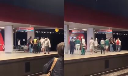 Homem é agredido por torcedores do Palmeiras em estação na Zona Leste de SP