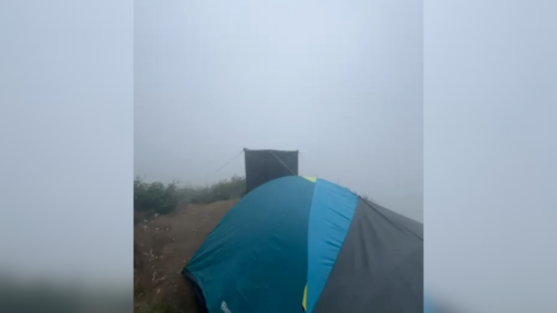 imagens de local onde está vulcão em que brasileira ficou desaparecida