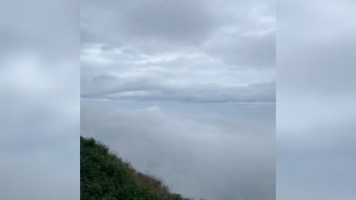 imagens de local onde está vulcão em que brasileira ficou desaparecida