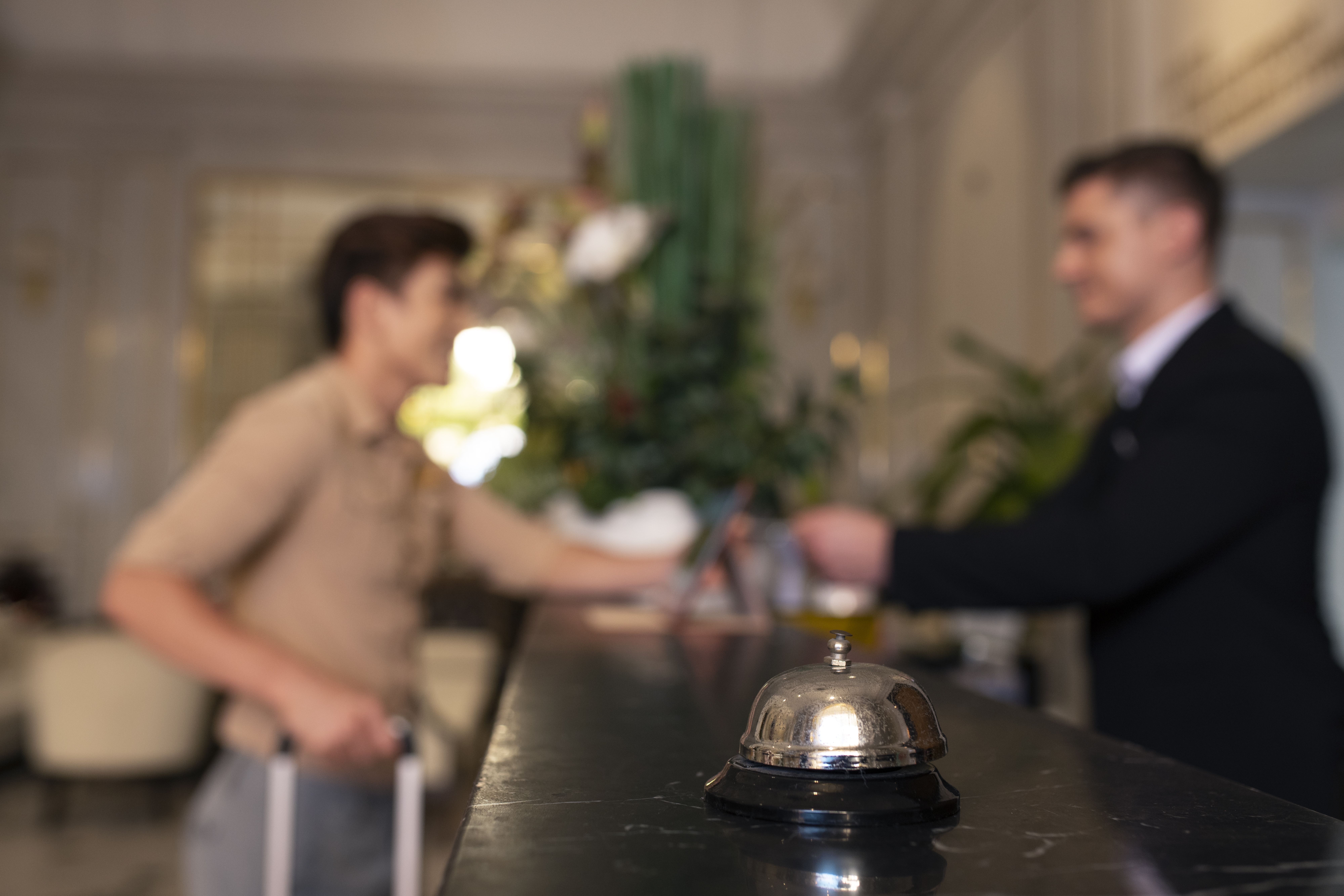 recepção de hotel