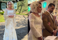 Ana Maria Braga renova votos de casamento durante festa junina: "Bênção"