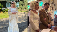 Ana Maria Braga renova votos de casamento durante festa junina: "Bênção"