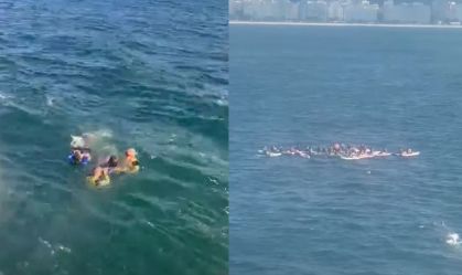 Bombeiros resgatam 73 praticantes de stand up paddle após ventania no Rio
