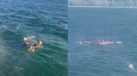 Bombeiros resgatam 73 praticantes de stand up paddle após ventania no Rio