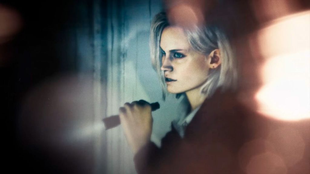 A captura de tela mostra a personagem alyssa ashcroft do jogo resident evil 9.