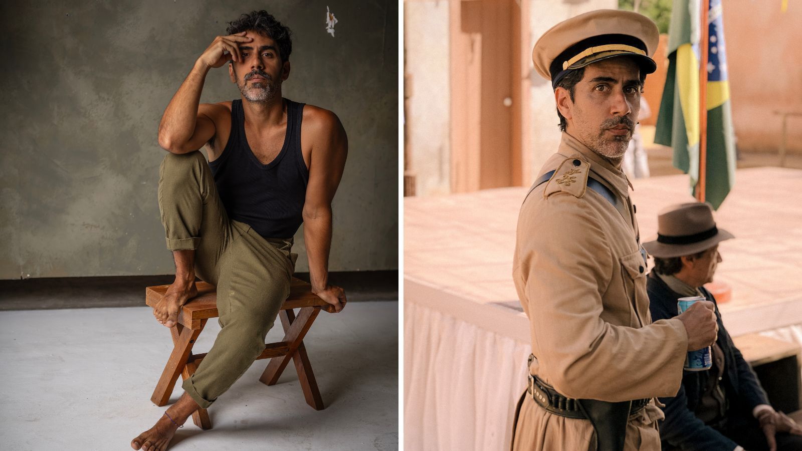 Renato Livera interpreta Laureano em "Guerreiros do Sol"