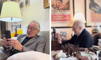 Robert de Niro e Scorsese entram em trend e se ligam para dar boa noite