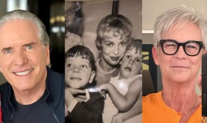 Saiba por que Roberto Justus tem foto de infância com Jamie Lee Curtis