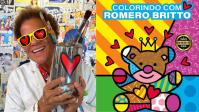 Romero Britto aproveita onda de "Bobbie Goods" e lança livro de colorir
