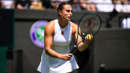 Sabalenka vence partida de estreia em Wimbledon