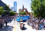 Thunder celebra primeiro título da NBA com desfile em Oklahoma City