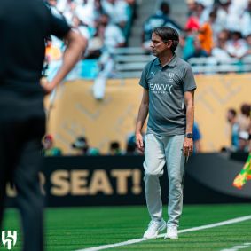 Simone Inzaghi estreou no comando do Al-Hilal