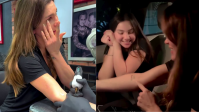Flávia Alessandra se emociona ao realizar tatuagem para a filha; veja