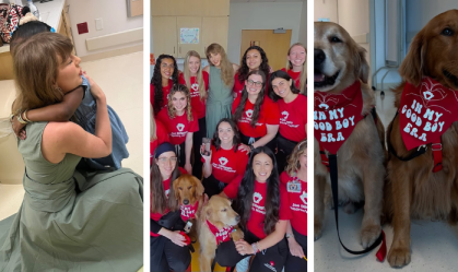 Longe da música, Taylor Swift visita hospital infantil e leva presentes