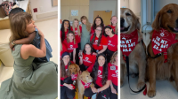 Longe da música, Taylor Swift visita hospital infantil e leva presentes