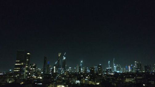 Horizonte de Tel Aviv, em Israel