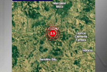 Terremoto de 2.5 na Escala Richter atinge Minas Gerais