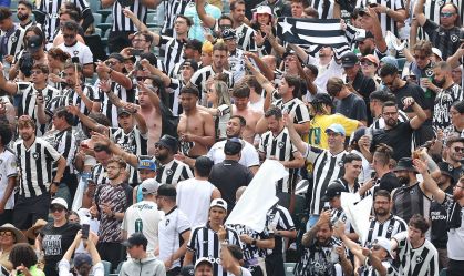 Torcida do Botafogo durante o jogo com Palmeiras, pelas oitavas do Mundial de Clubes 2025