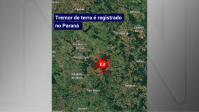 Tremor de terra de magnitude 2.2 mR atinge município do Paraná