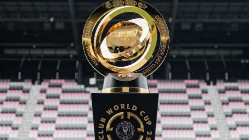 Club World Cup trophy visits the Inter Miami stadium