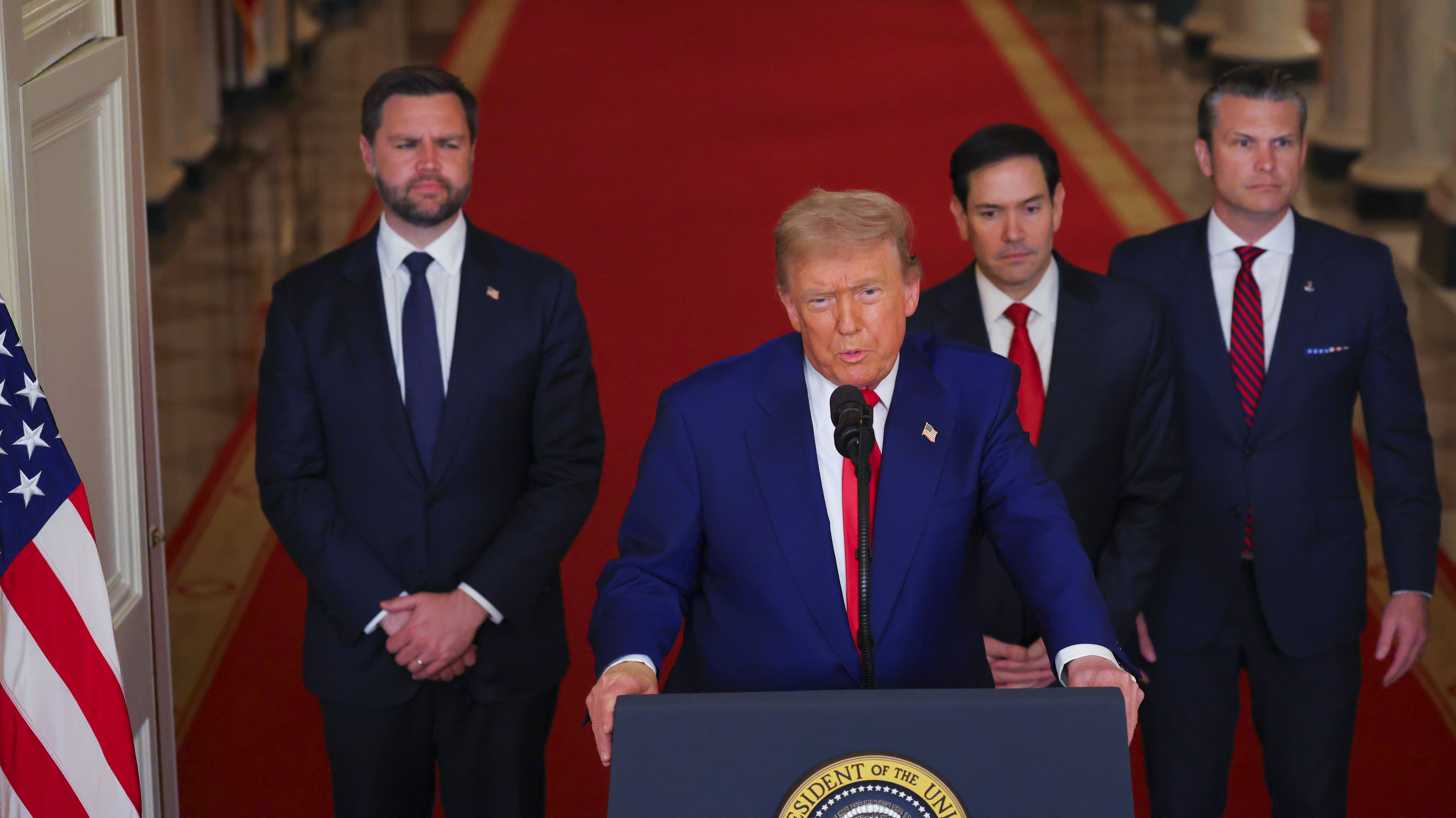 President Trump Addresses Nation After US Bombs Iranian Nuclear Sites