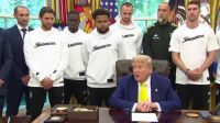 Irã e atletas trans: Trump recebe Juventus na Casa Branca