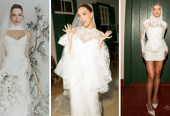 Veja todos os vestidos usados por Giovanna Lancellotti em seus 2 casamentos