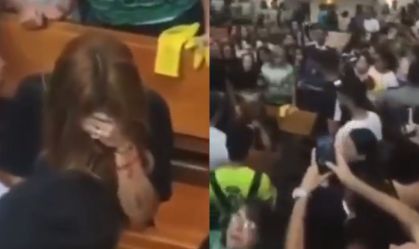 Vídeo: Virgínia Fonseca é cercada por multidão enquanto reza em igreja
